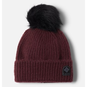 Columbia Winter Blur Pom Pom, Gorros Vino Para Mujer | 827043-NMJ